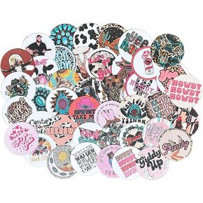 جولات Cardstock Cardstock Rounds 2.5 "بوصة للمزيج العشوائي Freshies | 32 PK | لخرز الرائحة المعطرة مع القالب لتصميمات الطازجة ، الغربية ، البقرة ، النمر ، الأزتيك ، Howdy ، Bull Skull