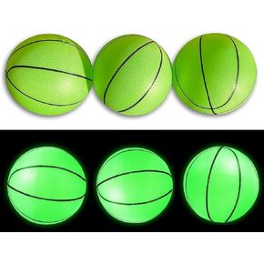 Toys+ Glow Balls! Glow in The Dark Mini Basketball in Kuwait