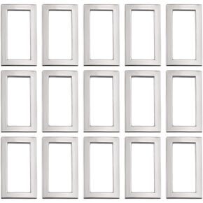 Beebeecraft 1 Box 16Pcs Rectangle Rings Buckle Zinc Alloy Silver Seamless Square Rings for Bags Purse Non Welded Loop Strap Webbing Belt Rings Accessories 40mm in Saudi Arabia