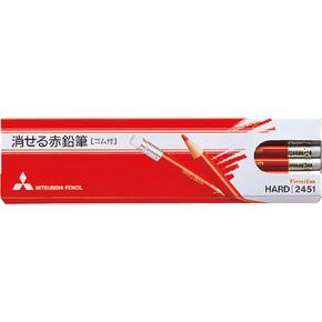 三菱鉛筆 Mitsubishi Pencils K2451 أقلام رصاص محفوظة مع المطاط 1 دزينة