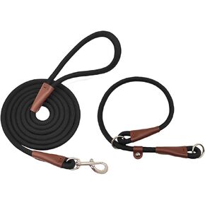 Maypaw 10ft Dog Leash + طوق زلة أسود للتدريب على الكلاب