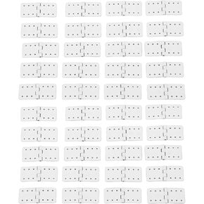 RC Aircraft Hinge,40PCS RC Pinned Hinges Remote Control Airplane Plastic Hinge Model Aircraft Wing Parts for RC Airplane Plane Parts Model Replacement(Small)
