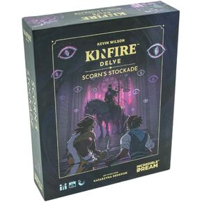 Kinfire Delve: Scorn's Stockade | Quick-to-Table Cooperative Dungeon-Crawling Card Game | Affordable, Streamlined Fantasy Adventure | Ages 14 and Up | Made