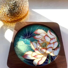 طقم مينا Flower Flower Flower ، وقوادف خشبية ، مجموعات حرفية ، حزمة أدوات مواد كوستر DIY Coast