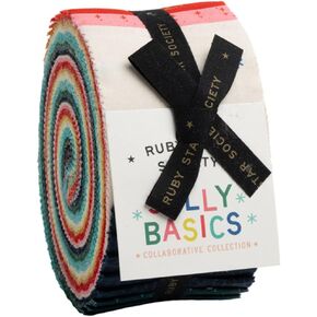 Jolly Basics Jelly Roll 40 2.5 بوصة Strips Ruby Star Society RS5091JR