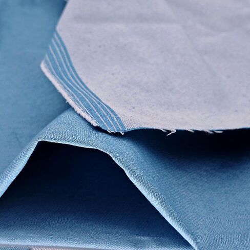 1 Yard 8 oz Sky Blue Denim Fabric for Sewing, Crafting Stylish Denim Fabric by The Yard Jean Material Sky Blue Jean Fabric (60''x36'') in Saudi Arabia