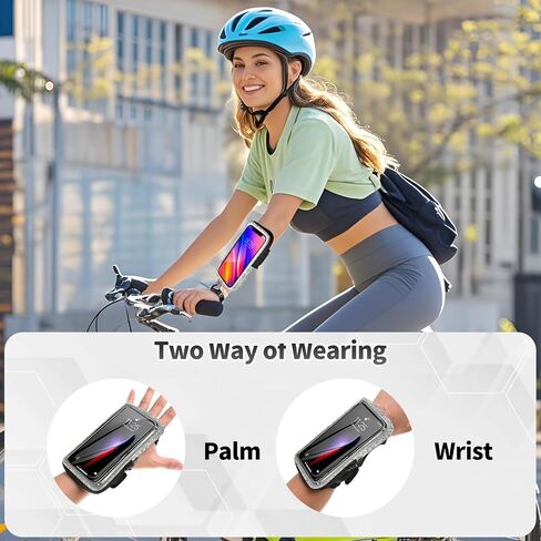 Wristband Phone Holder for Running, Forearm Armbands, Running Armband with Card Slot for iPhone Pro Max Plus (16/15/14/13/12/11/X/XR), for Galaxy S24/S10, Cell Phone Holder Up to 7.0'' Phone in Saudi Arabia