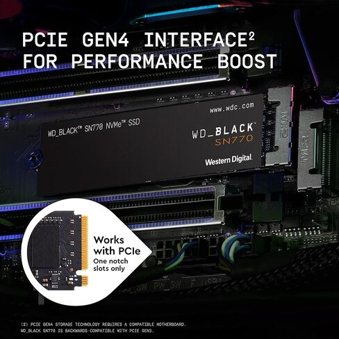 WD_BLACK 2TB SN7100 NVMe Internal Gaming SSD Solid State Drive - Gen4 PCIe, M.2 2280, Up to 7,250 MB/s - WDS200T4X0E in Saudi Arabia