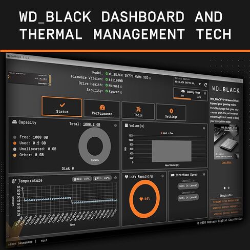 WD_BLACK 2TB SN7100 NVMe Internal Gaming SSD Solid State Drive - Gen4 PCIe, M.2 2280, Up to 7,250 MB/s - WDS200T4X0E in Saudi Arabia