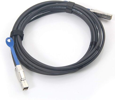 ipolex External Mini SAS HD SFF-8088 to SFF-8088 Hybrid Cable for Server, Raid Card & PCI Express Controller, 1-m(3.28ft) in Saudi Arabia