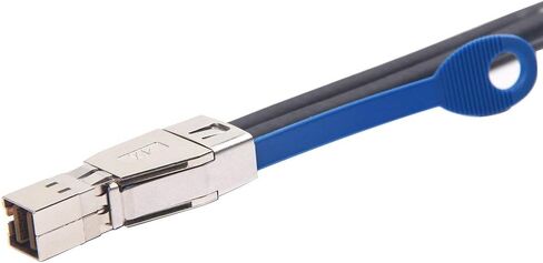 ipolex External Mini SAS HD SFF-8088 to SFF-8088 Hybrid Cable for Server, Raid Card & PCI Express Controller, 1-m(3.28ft) in Saudi Arabia