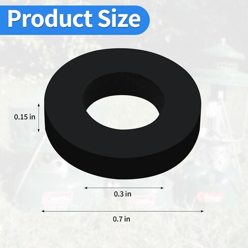 Fuel Cap Seals for Coleman 220 Lanterns and Stoves Fuel Caps 12-Pack (No. 3) in Kuwait