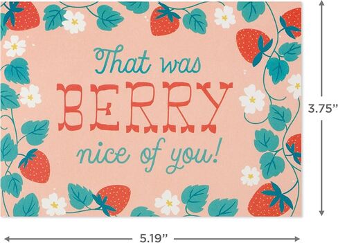 Hallmark Thank You Notes ، Food Puns (36 بطاقة فارغة مع الأظرف) دونات ، لاتيه ، وجبة غداء in Saudi Arabia