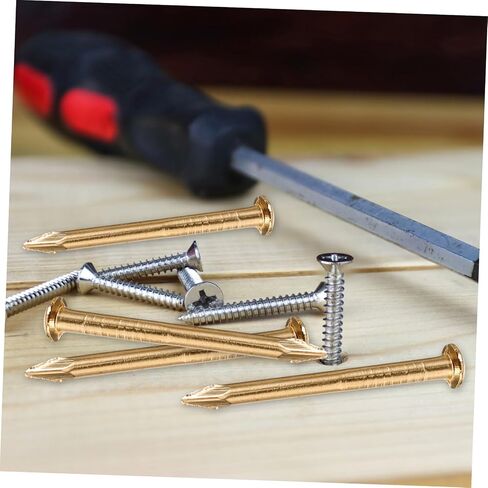 Nail Kits Nail Kits Copper Nails Stump 200pcs Copper Nails Hardware Nail Assortment Kit Nail Spikes for Killing Tree Wood Working 8mm Concrete Nails Rustic Furniture Rustic Furniture in Saudi Arabia