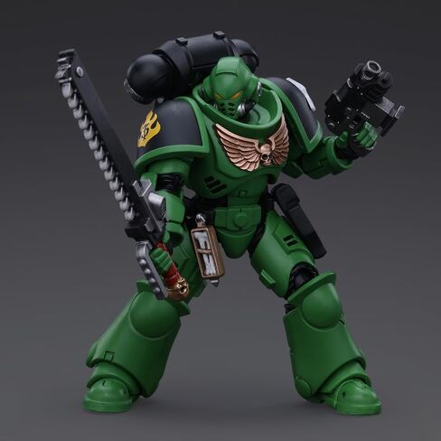 JOYTOY Action Figure 1/18 Warhammer 40,000 Salamanders Intercessors Brother Haecule Collection Model Birthday Gifts 4.8 Inches in Saudi Arabia