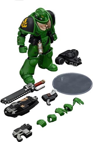 JOYTOY Action Figure 1/18 Warhammer 40,000 Salamanders Intercessors Brother Haecule Collection Model Birthday Gifts 4.8 Inches in Saudi Arabia