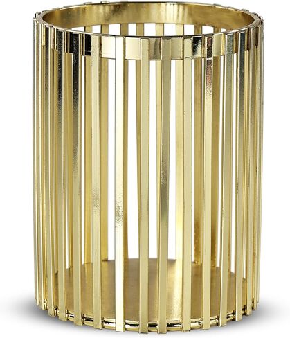Black Pen Holder for Desk, Metal Pen Caddy Pencil Cup, Cute Makeup Brushes Cup, Desktop Makeup Brush Holder, Metal Desk Organizers and Accessories, Office Accessories Aesthetic in Saudi Arabia