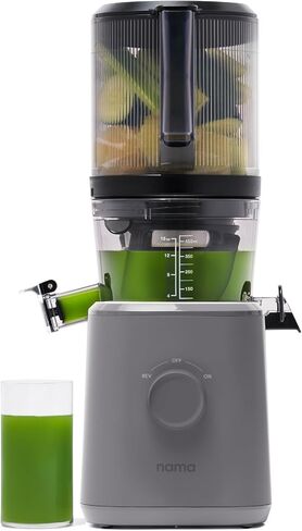 Nama J2 Cold Press Juicer-التغذية الذاتية لعملية خالية من اليدين مع قادوس عريض من الفم لتحميل الوصفة الكاملة ، عصارة مصارعة النفايات صفريًا لمزيد من العصير ، لبن أقل-تنظيف وتجميع سهل. in Kuwait