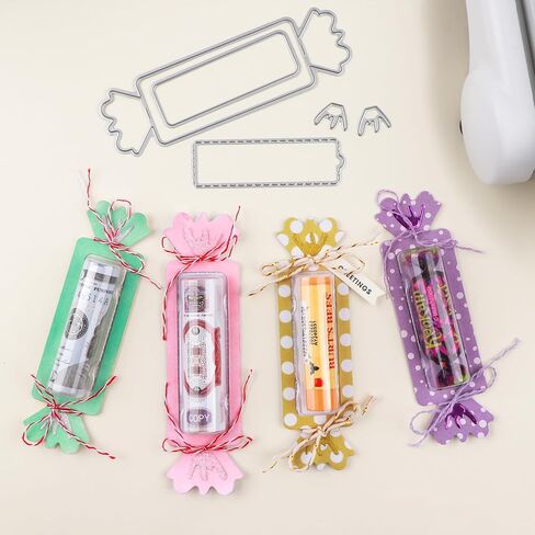 Baofali 1 Set Tag و 1 Set Candy يموت قطع بطاقات هدية مستطيلة مظروف يموت قطع العلامات لعلامة Scrapbooking DIY الألبوم الحرف لوازم (العلامة: 4.6x5.6inch الحلوى: 5.4x2.7inch) in Saudi Arabia
