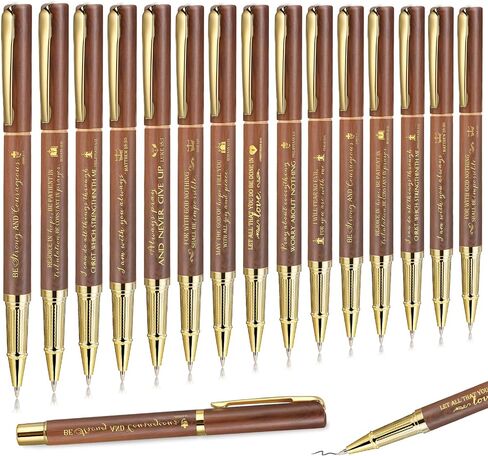 Spakon 40 PCS Mothers Day Gift Bible Bible Bible Ballpoint Pen Inspirational Quotes Pen Pen Device Party Form in Saudi Arabia