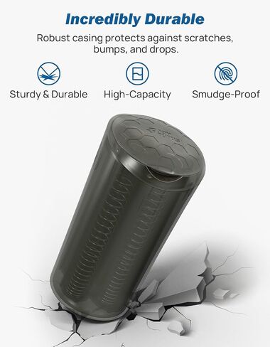 JOYTUTUS Coin Holder for Car, Larger-Capacity Car Change Holder Organizer, Universal Car Coin Holder for Cup Holder, Coin Dispenser Storage Fit Most Car & Trucks Car Accessories in Saudi Arabia