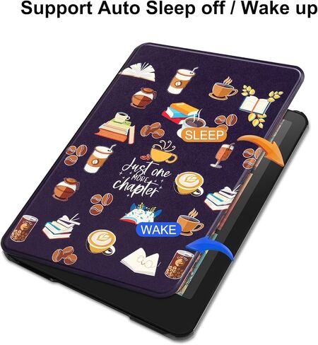 Case for 7 inch Kindle Paperwhite(12th Generation, 2024)&Kindle Colorsoft Signature Edition (1st Gen,2024),Slim Lightweight Shell Protective Cover with Auto Sleep/Wake for Kindle Paperwhite-CB in Kuwait