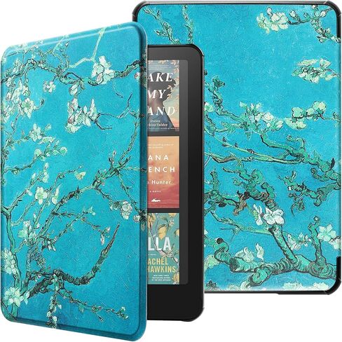 حالة من 7 بوصة kindle paperwhite (الجيل الثاني عشر ، 2024) و kindle Colorsoft Signature Edition (1st gen ، 2024) ، غطاء واقعي قذيفة خفيف الوزن مع النوم/الاستيقاظ على Kindle Paperhite-MT in Kuwait