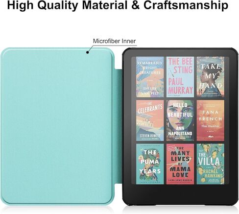 حالة من 7 بوصة kindle paperwhite (الجيل الثاني عشر ، 2024) و kindle Colorsoft Signature Edition (1st gen ، 2024) ، غطاء واقعي قذيفة خفيف الوزن مع النوم/الاستيقاظ على Kindle Paperhite-MT in Kuwait