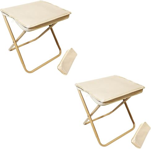 البراز التخييم ، براز قابل للطي محمول مع حقيبة حمل ، 12 بوصة كرسي قابلة للطي محمولة براز معسكر في الهواء الطلق للسفر المشي المشي لمسافات طويلة في الصيد الشواء (الأسود) in Kuwait