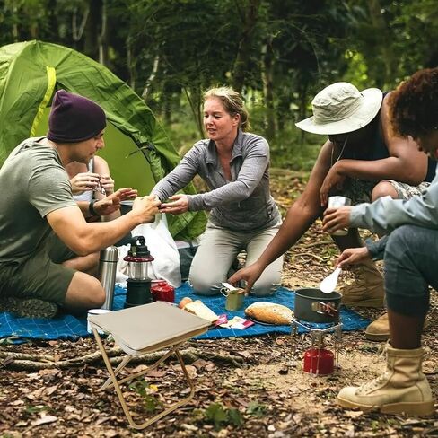 البراز التخييم ، براز قابل للطي محمول مع حقيبة حمل ، 12 بوصة كرسي قابلة للطي محمولة براز معسكر في الهواء الطلق للسفر المشي المشي لمسافات طويلة في الصيد الشواء (الأسود) in Kuwait