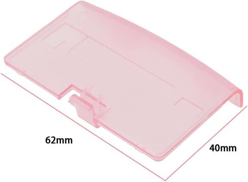 2pcs Game Console Battery Cover Plastic Game Console Case Replacement Battery Cover Compatible with Nintendo Game Boy Pink in Kuwait