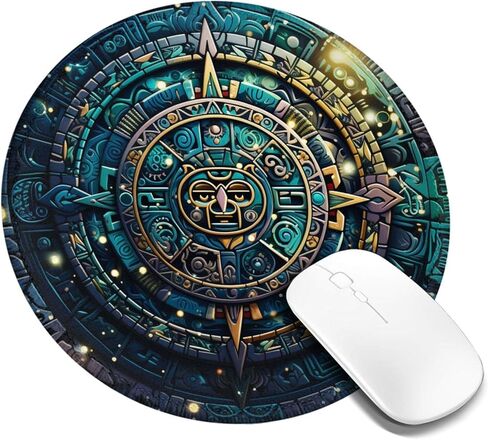 Round Mouse Pad Non-Slip Rubber Mousepad for Gaming Laptop Computer Desk Office in Saudi Arabia