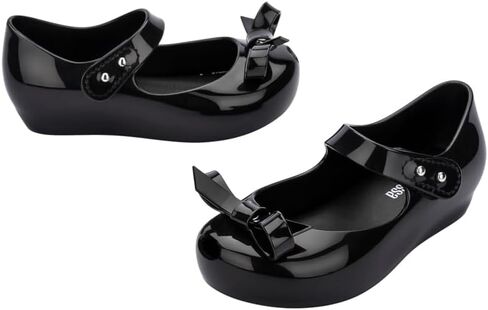 Melissa Mini Ultragirl Bow Ballet Mary Jane Flats for Babies, Beige, 9 in Saudi Arabia