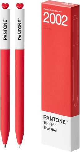 Kaco FIRST Gel Pens 2 Pieces with Black Ink, 0.5 mm Fine Point, Smooth Writing Experience, Aesthetic Cute Stationery for Journaling, Note Taking Pens (2004 Tigerlily) in Saudi Arabia