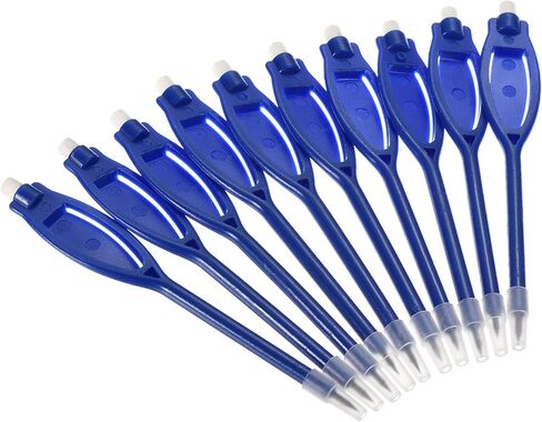 Patikil Golf Resorge Resorge Pencility مع Eraser ، 10 Pack Rectangle Clip Clish 2H Marker Ambens for Sport Games Meeting ، Red in Saudi Arabia