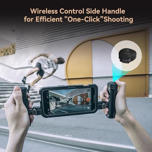 طقم قفص هاتف محمول صغير من SmallRig لهاتف iPhone 15 Pro Max، طقم قفص حامل فيديو متنقل مع مقبض لاسلكي سريع التحرير لتسجيل الفيديو/YouTube/البث المباشر/Vlog - 4393 in Saudi Arabia