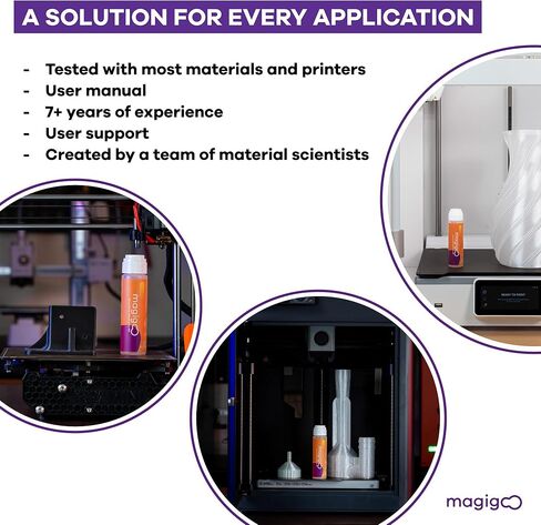 Magigoo MPA2019 3D Printer Adhesive Glue, Reduces Warping for Nylon Filament on Glass, PEI, Buildtak, Kapton 50ml 1.69 fl. oz. in Saudi Arabia