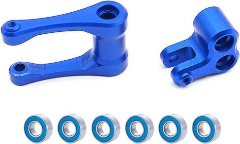 7075 Aluminum Knuckle & Pull Rod Mount Kits for LOSI 1/4 Promoto-MX Motorcycle RTR Upgrade Parts,Red in Saudi Arabia