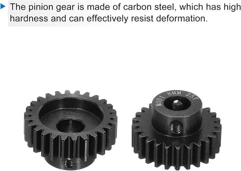 DMiotech M1 18T 19T 20T 21T 22T Steel 8mm Hardened Pinion Motor Gear for RC Car Brushed Replacement Brushless Motors, RC Applications with 5 Pcs Screws for DIY RC Boat Drone in Saudi Arabia