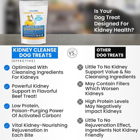 Kidney Restore Bacon Dog Treats 16oz for Petite Dogs. Low Protein Dog Treats for Kidney Support for Small Dogs. Renal Treats for Any Kidney Dog Diet. in Saudi Arabia