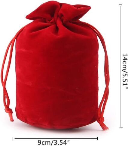 حقيبة زهر DND DND Velvet Dice Bage Baged Bag Dungeons and Dragons Dice Bag in Saudi Arabia