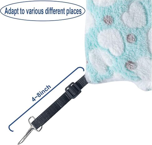 Guinea Pig Ferret Rat Adjustable Hammock Toy Small Animal Cage Accessories Hideout Tunnel & Bunkbed Hammock for Rat Ferret Guinea Pig Hamster Sugar Glider Chinchilla, 1.Green Hammock Set in Kuwait