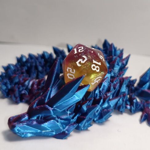 10 قطعة D20 مجموعة نرد متعدد السطوح 22 مللي متر لألعاب الطاولة DND RPG MTG (النرد لون اللؤلؤ) in Kuwait