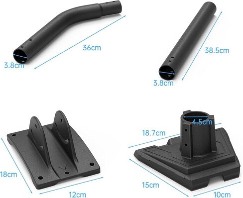 Pipe Adapter for Starlink Gen 3, Thickened Aluminum Alloy Pole Mount Adapter Compatible with Starlink Standard Dish in Saudi Arabia