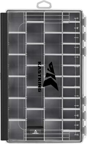 KastKing HyperSeal Waterproof Tackle Box, 3600 and 3700 Tackle Trays, Fishing Tackle Box Organizer with Removable Dividers, Lure Box and Terminal Tackle Storage,Purple in Saudi Arabia