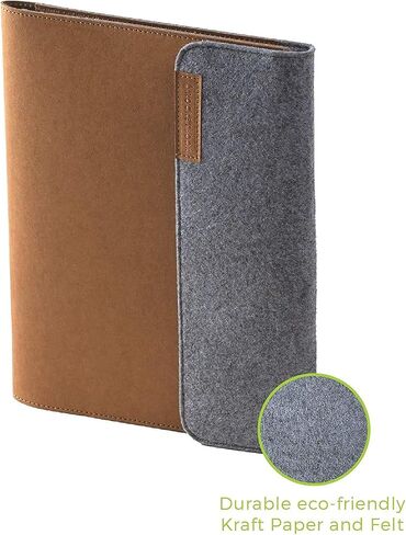 Rocketbook Smart Notebook Cover - 100 ٪ قابلة لإعادة التدوير ، غطاء قابل للتحلل مع حامل القلم ، قفل مغناطيسي وتخزين داخلي - المريخ الرمال تان ، الحجم التنفيذي (6 "× 8.8") in Saudi Arabia