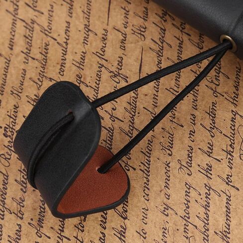 Travel Journal Notebook 1 Pcs Vintage Retro PU Leather Notebook Personalized Journal Diary Refillable Notepad (Black) in Saudi Arabia