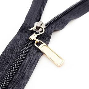 5Pcs Gold Zipper Pull Replacement,Universal Metal Luggage Replacement Zipper Pulls Slider,Zipper Fix Repair Kit,Zipper Pull Tab for Luggage,Backpack,Jackets,Clothing Shoes Sewing Notions and Supplies