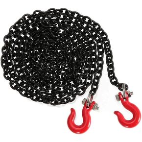 1/10 Scale RC Tow Chain Trailer Hook Decorative Accessories for 1:10 RC Rock Climbing Crawler SCX10 TRX-4 Wraith D90 Tamiya CC01 Redcat Decor Parts
