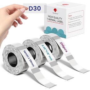 شريط ملصقات D30 الشفافة Phomemo ، طباعة Rose Red ، الأخضر ، الخط الأزرق على شفاف ، 0.55 "× 1.18" (14 × 30 مم) ، ملصقات حرارية مقاومة للماء صافية لمادة لاصقة لتصنيع تسمية Phomemo D30 D30S ، 3ROLL
